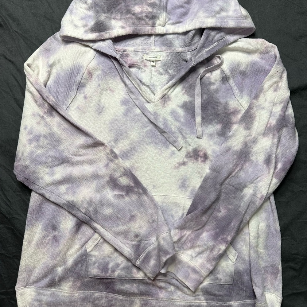 Maurices Lavender Tie-Dye Sweatshirt